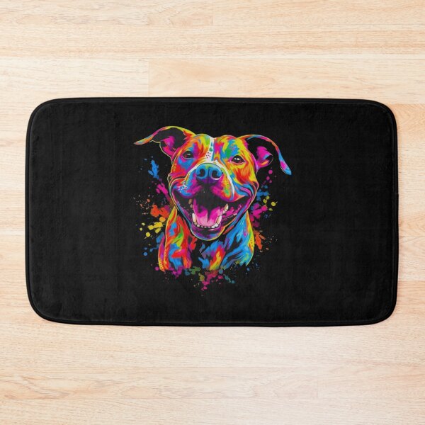 Item preview, Colorful Pitbull Pop Art – Funny Dog Lover Design designed and sold by roartusa.