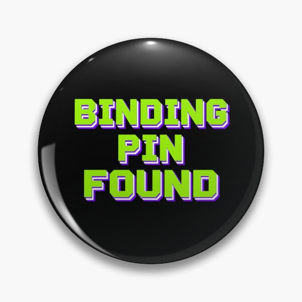Item preview, Binding Pin Found - Technical Lockpicking Typography designed and sold by PWD-Design.
