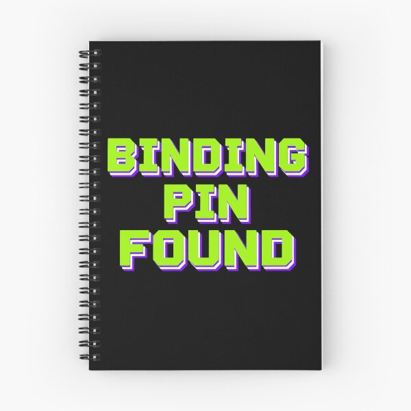 Item preview, Binding Pin Found - Technical Lockpicking Typography designed and sold by PWD-Design.