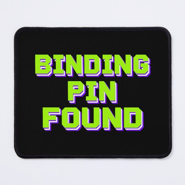 Item preview, Binding Pin Found - Technical Lockpicking Typography designed and sold by PWD-Design.