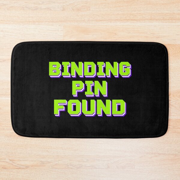 Item preview, Binding Pin Found - Technical Lockpicking Typography designed and sold by PWD-Design.