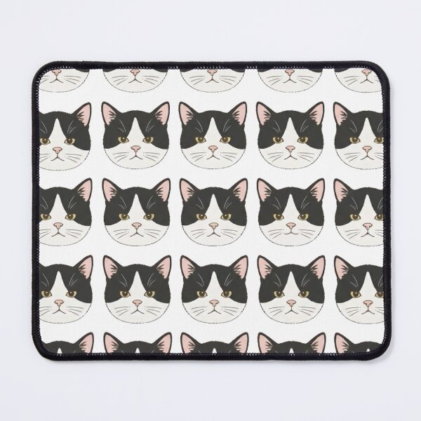 Item preview, Unique Tuxedo Cat Face Pattern designed and sold by Komatoya.