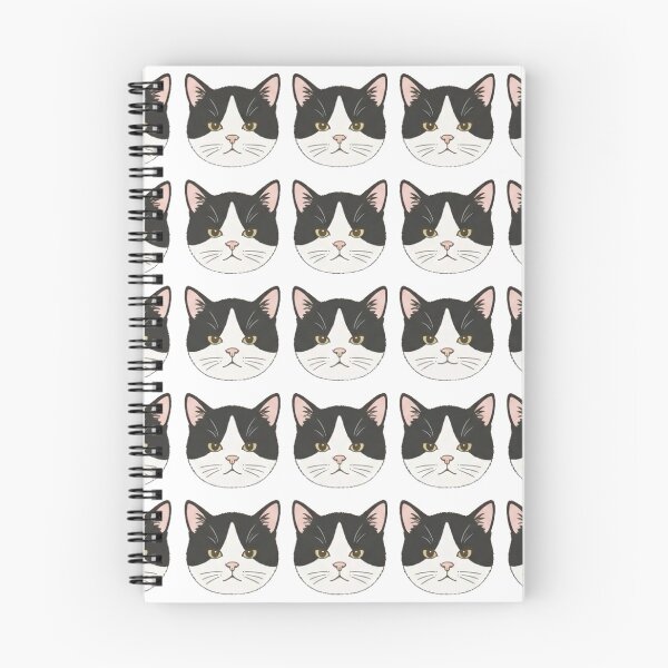 Item preview, Unique Tuxedo Cat Face Pattern designed and sold by Komatoya.