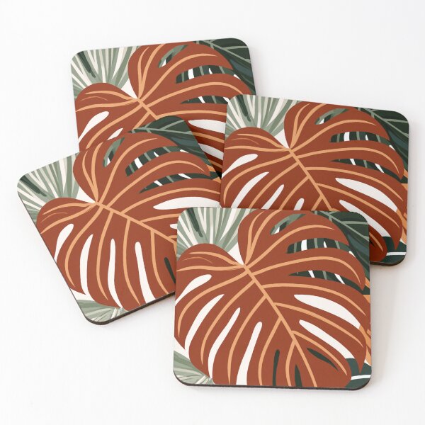 Item preview, Modern Boho Monstera Leaf Tropical Botanical Art designed and sold by TrendyGalaxy.