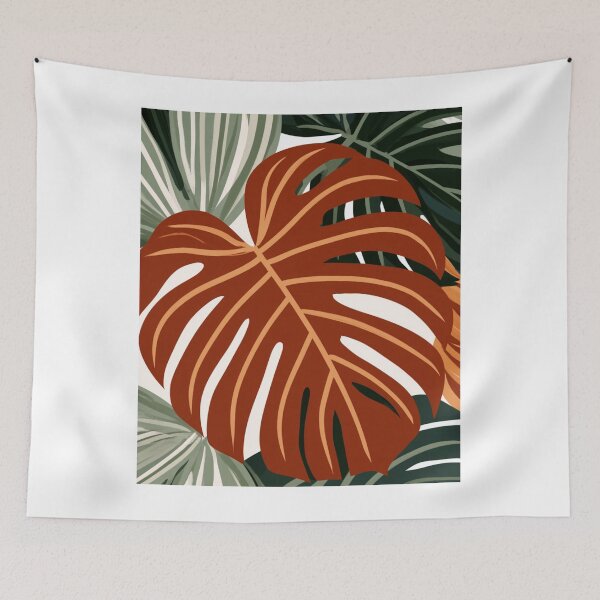 Item preview, Modern Boho Monstera Leaf Tropical Botanical Art designed and sold by TrendyGalaxy.