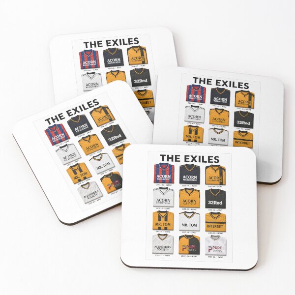 Item preview, Newport County AFC Retro Football Shirts – The Exiles Kit History designed and sold by FutureTraveller.