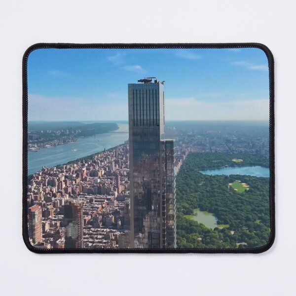 Item preview, Blue skies Northwest Manhattan, and a little building call Central Park Tower. designed and sold by NYConlineStore.