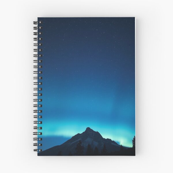 Item preview, Majestic Aurora Borealis Over Snow-Capped Mountain Peak Night Sky designed and sold by EllDAV777.