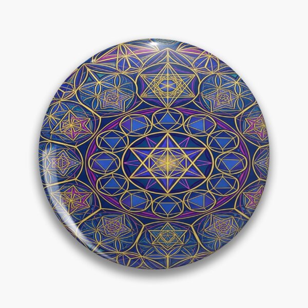 Item preview, Intricate Interlocking Sacred Geometry Mandala designed and sold by Solomon-Ent-144.