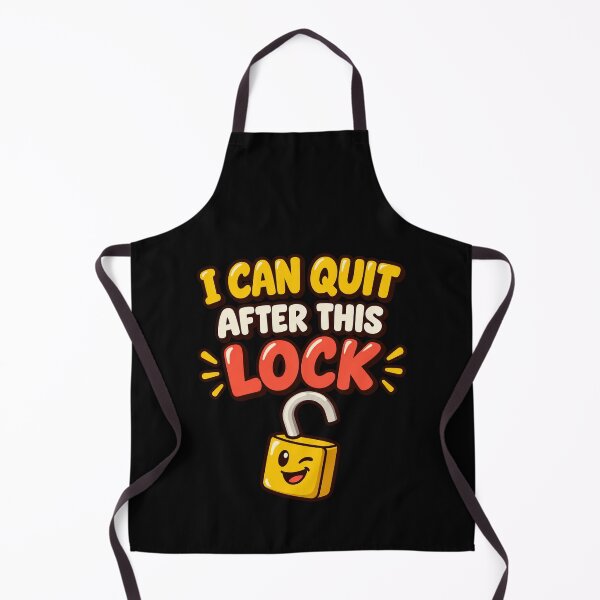 Item preview, I Can Quit After This Lock - Funny Lockpicking Design designed and sold by PWD-Design.