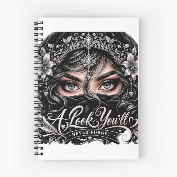 Item preview, Dark Fantasy Veiled Eyes - Silver Floral Filigree Typography designed and sold by ujjawal.