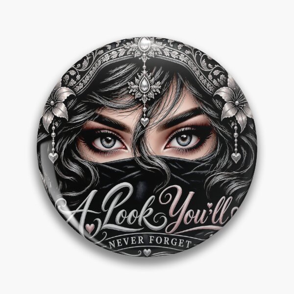 Item preview, Dark Fantasy Veiled Eyes - Silver Floral Filigree Typography designed and sold by ujjawal.