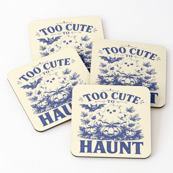 Item preview, Too Cute to Haunt Adorable Ghost and Pumpkins designed and sold by 89shirts.