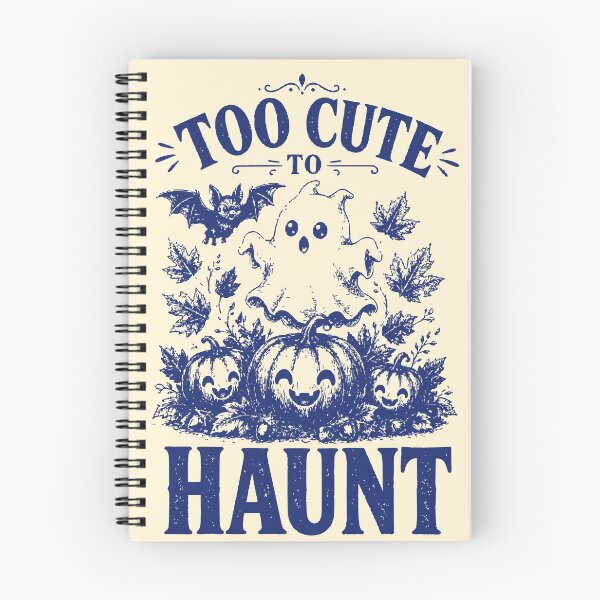Item preview, Too Cute to Haunt Adorable Ghost and Pumpkins designed and sold by 89shirts.