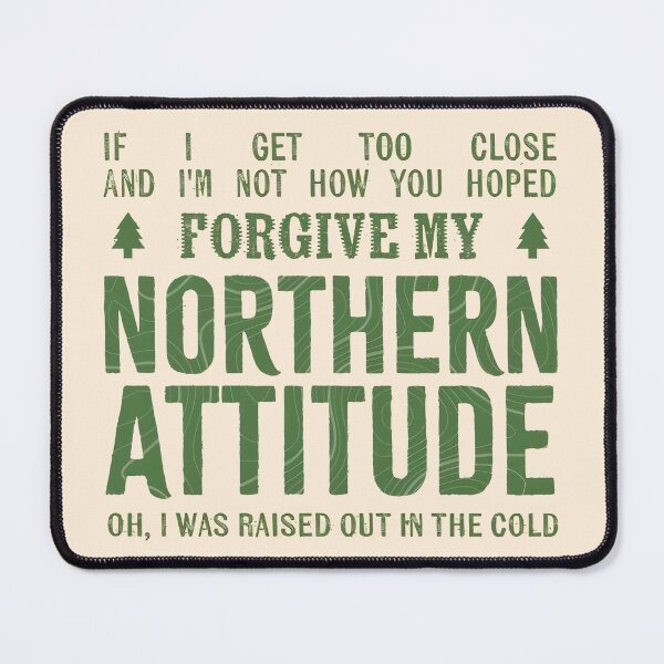 Item preview, Northern Attitude Cold Typography designed and sold by GITTERLU.