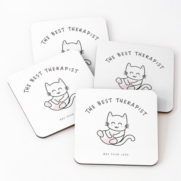 Item preview, Cute Cat Therapist Four Legs Funny Pet Lover designed and sold by SoyLamderma.