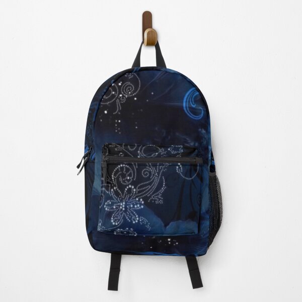 Item preview, Blue Frutiger Metro Moon: Whimsigoth Gothic Floral designed and sold by BrontesWhimsyStore.