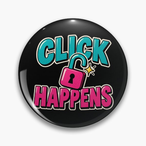 Item preview, Click Happens - Funny Open Padlock Locksport Design designed and sold by PWD-Design.