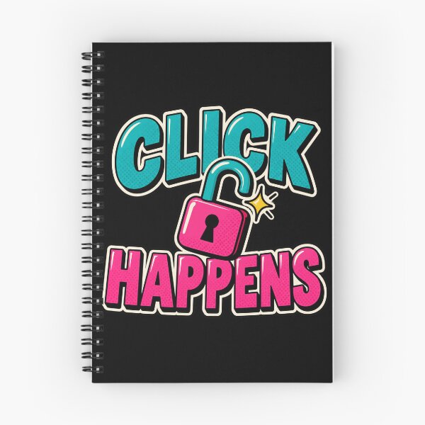Item preview, Click Happens - Funny Open Padlock Locksport Design designed and sold by PWD-Design.