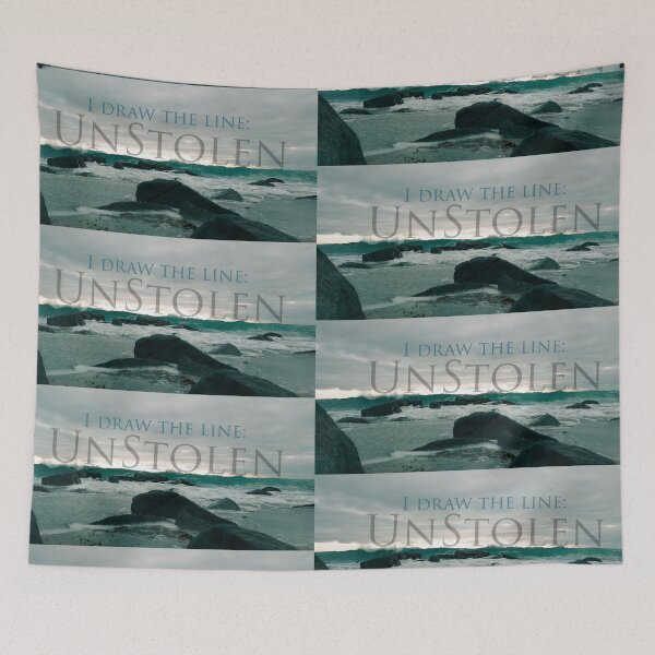 Item preview, Ocean Warrior Draws the line Unstolen Unbroken  designed and sold by Escape from the Underworld .