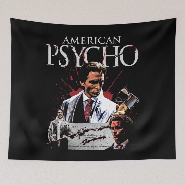 Item preview, American Psycho Christian Bale Axe Poster Art designed and sold by Vicky021.