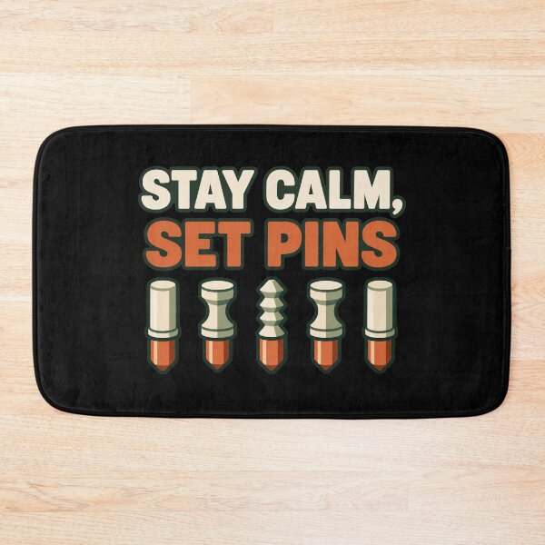 Item preview, Stay Calm Set Pins - Security Pin Lockpicking Design designed and sold by PWD-Design.