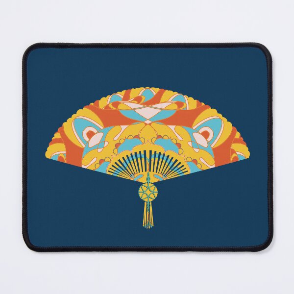 Item preview, Psychedelic 70s Retro Folding Fan designed and sold by Karin Taylor.