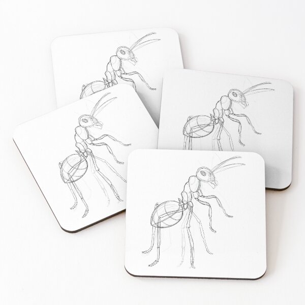 Item preview, Sketchy Ant Illustration designed and sold by HunzikerArt.