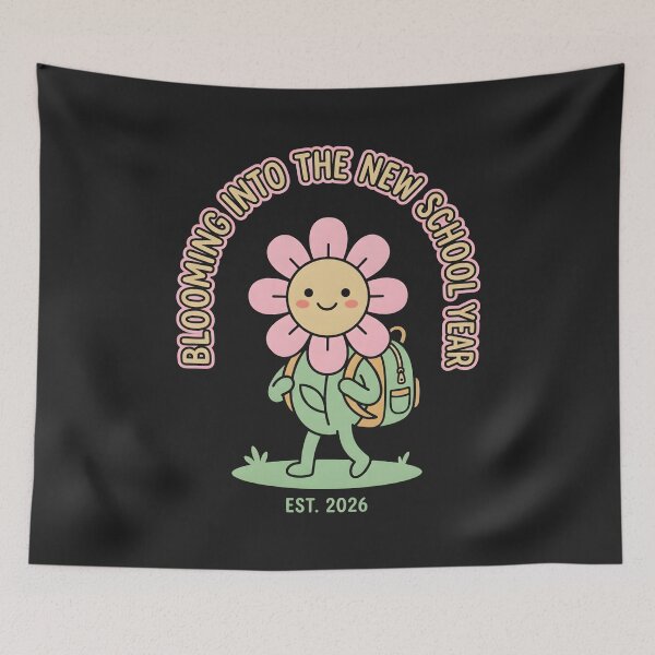 Item preview, Back To School Flower - Retro Kawaii Student designed and sold by SplashTastic.