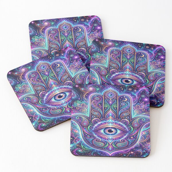 Item preview, Psychedelic Cosmic Fatima Hand Design designed and sold by Solomon-Ent-144.