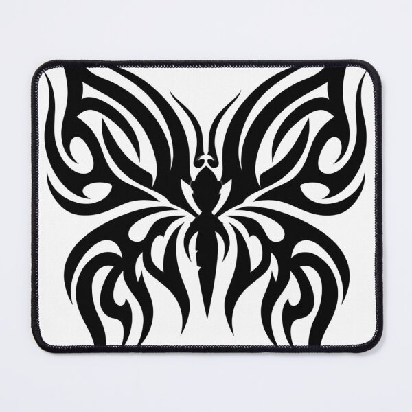 Item preview, Cyber Sigilism Tribal Butterfly Gothic Line Art designed and sold by TrendyGalaxy.