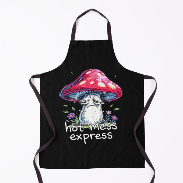 Item preview, hot mess express sad mushroom goblincore designed and sold by lakanarivas.
