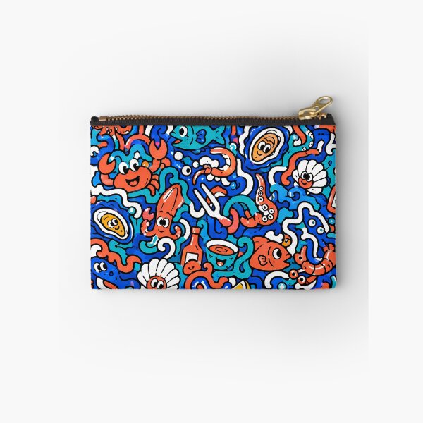 Item preview, Ocean Seafood Catch (Nautical Food x Pop Art) designed and sold by Thai Vibe Studio.