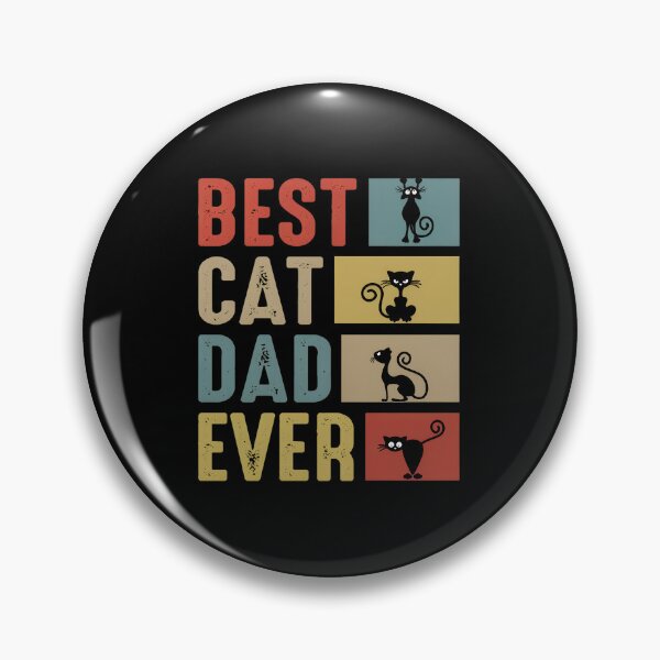Item preview, Best Cat Dad Ever Retro Vintage Feline Father Graphic designed and sold by SoyLamderma.