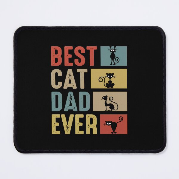 Item preview, Best Cat Dad Ever Retro Vintage Feline Father Graphic designed and sold by SoyLamderma.
