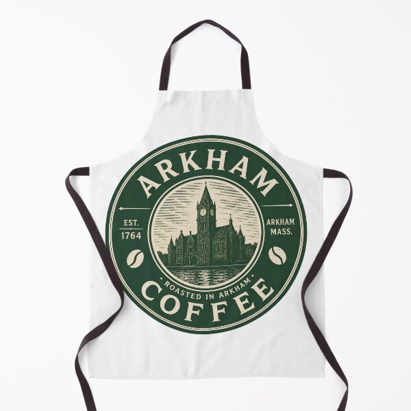Item preview, Arkham Coffee - Vintage Coffee Emblem - Lovecraft Arkham Massachusetts designed and sold by Extravanganzza.
