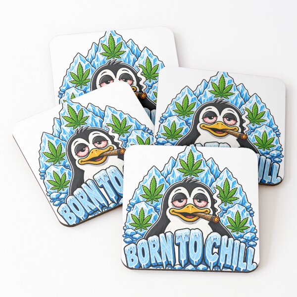 Item preview, WEED HUMOR PENQUIN STYLE designed and sold by Geno59l.