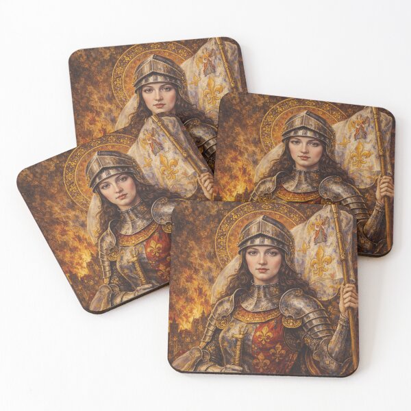 Item preview, Joan of Arc – Warrior of Light Painting designed and sold by GalleryKauffeld.