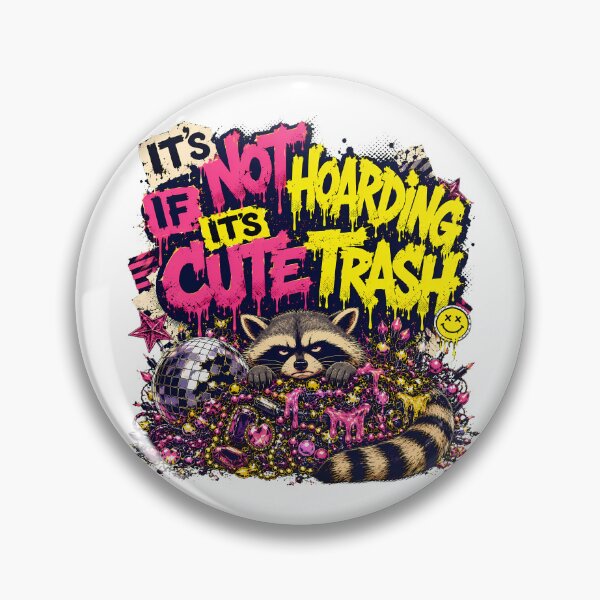Artikelvorschau, Grumpy Raccoon Trash Panda Goblin Core Maximalist entworfen und verkauft von chattsuede.