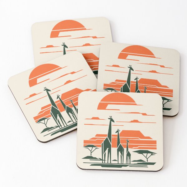 Item preview, Sunset giraffe Safari - Wildlife Graphic designed and sold by JonelCrafts.