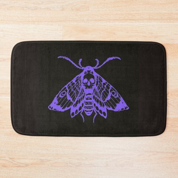 Item preview, Purple Whimsigoth Moth: Gothic Skull Grunge Aesthetic designed and sold by BrontesWhimsyStore.