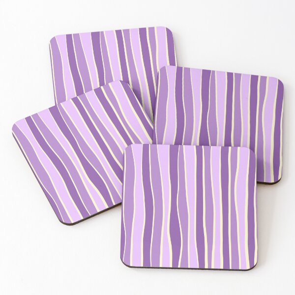 Item preview, Imperfect stripe- purple  designed and sold by Pattern Petals.