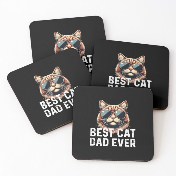 Item preview, Cool Cat Dad Sunglasses Retro Graphic designed and sold by SoyLamderma.