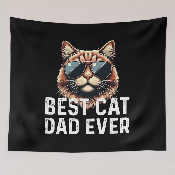 Item preview, Cool Cat Dad Sunglasses Retro Graphic designed and sold by SoyLamderma.