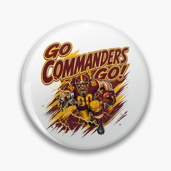 Item preview, Go Commanders Go! Washington Commanders Football Fan #0042 designed and sold by GLUVY-THEME.