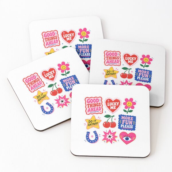 Item preview, Retro Good Vibes Sticker Pack designed and sold by Badaabing.