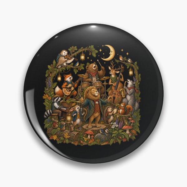 Item preview, The Lion’s Woodland Orchestra – Forest Animal Music Band designed and sold by NinaCreator.