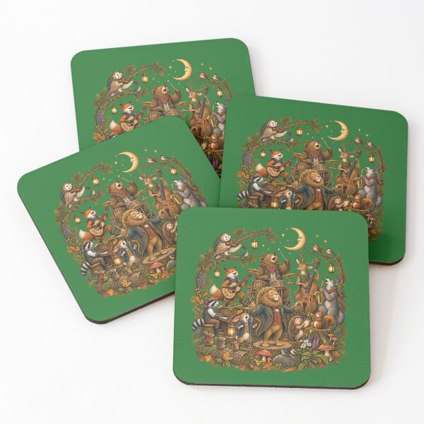 Item preview, The Lion’s Woodland Orchestra – Forest Animal Music Band designed and sold by NinaCreator.