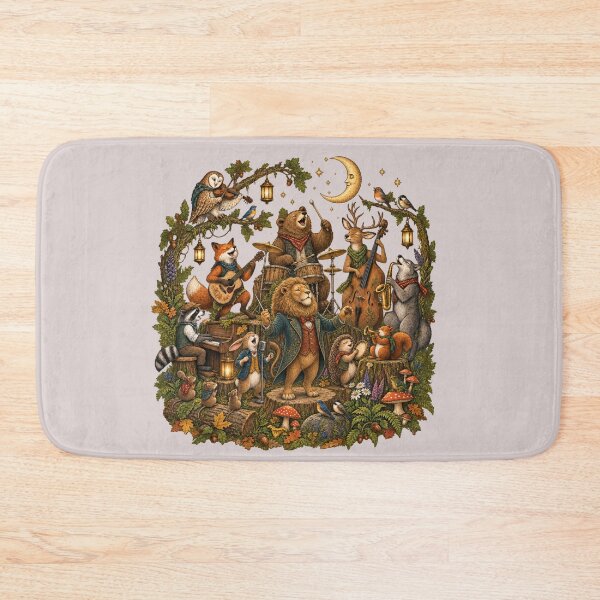 Item preview, The Lion’s Woodland Orchestra – Forest Animal Music Band designed and sold by NinaCreator.
