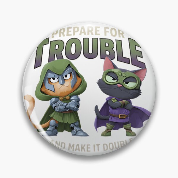 Item preview, Prepare For Trouble Comic Villain Cats Parody | ⭐⭐⭐⭐⭐ designed and sold by MM-Dessign.